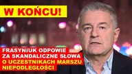 SKANDALICZNE słowa FRASYNIUKA o uczestnikach Marszu Niepodległości.  W końcu za to odpowie?