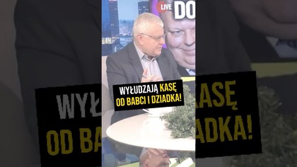  Wyłudzają kasę od babci i dziadka! #PomyślDziś odc.  2444