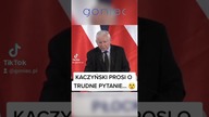 (Subskrybuj) HIT! KACZYŃSKI PROSI O TRUDNE PYTANIE #shorts
