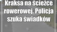 Kraksa na ścieżce rowerowej.  Policja szuka świadków