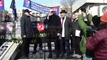 GRZEGORZ BRAUN WYPROWADZIŁ LUDZI NA ULICĘ W OBRONIE WOLNOŚCI I MAJĘTNOŚCI POLAKÓW! mp4 458x288