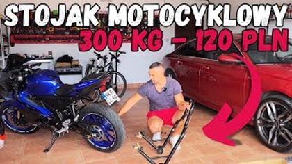 Stojak na motocykl | Montaż i recenzja #motocykl #stojak #motovlog