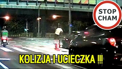 Kolizja z hulajnogą i ucieczka sprawcy #2280 Wasze Filmy