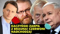 Kaczyński ZAKPIŁ z Brauna.  CZERWONI nadchodzą! JKM mówi jak ich POWSTRZYMAĆ!