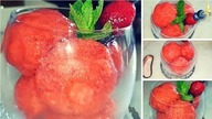 SORBET RABARBAROWO - TRUSKAWKOWY