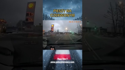  Pieszy na czerwonym? Ryzyko czy mandat? #ruchdrogowy #prawo #kierowcy #shorts