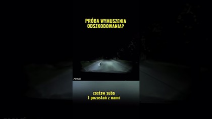 Próba wymuszenie odszkodowania ? #kierowcy #polskiedrogi #odszkodowania #stopcham