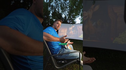 Ten projektor to przenośne kino  ETOE Seal Pro