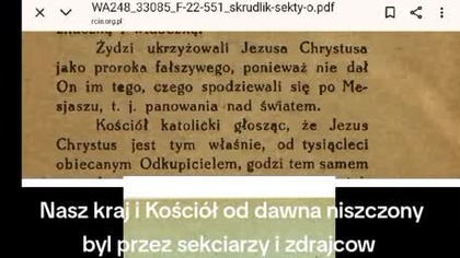 Wszystkie sekty pochodzą od plemienia jadowitego mp4 686x432