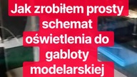 Jak robię oświetlenie do gabloty na 12volt , i prezentacja modelu na najbliższe filmy #modelarstwo