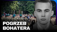 POGRZEB POLSKIEGO ŻOŁNIERZA.  ZGINĄŁ W OBRONIE GRANIC OJCZYZNY