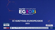 TVP Info - Igrzyska Europejskie Krak&oacute;w Małopolska 2023 - przerywnik + ozdobnik (22. 06. 2023)
