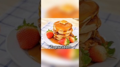 Idealne pancakes w 15 minut  #pancakes, #śniadanie, #przepis, #gotowanie #shorts