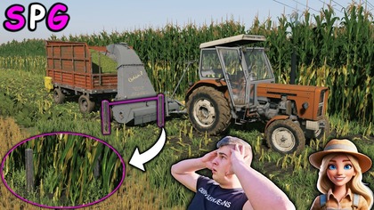 KTOŚ ROZWIESIŁ NAM LINKĘ STALOWĄ W KUKURYDZY CHYBA ROZWALIŁEM NOWĄ MASZYNĘ ...  SPG 97