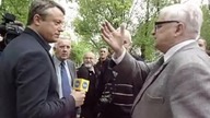 11. 05. 2014 Redaktor TVN Knapik wypraszany z Marszu Rotmistrza Witolda Pileckiego