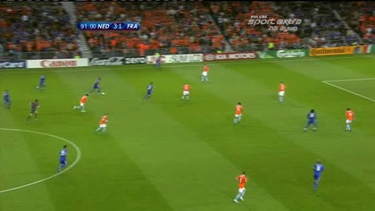 Euro 2008 Holandia - Francja 4-1 Sneijder