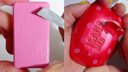 Soap Carving ASMR Relaxing Sounds no talking Satisfying ASMR Video