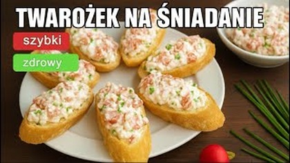 TWAROŻEK ze szczypiorkiem, rzodkiewką i pomidorami  Szybki i zdrowy przepis na śniadanie