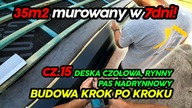 Dom 35m2 w 7 dni.  Dach w 35m2.  Rynny, pas nadrynnowy.  Dom 35m2 murowany z antresolą.  Cz.  15.