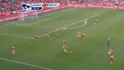 Premier League sezon 2010/2011 Arsenal - Wolverhampton 2-0 Van Persie