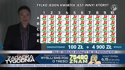 Polonia 1 - Zagadka Tygodnia (wersja 30 min. ) (23. 03. 2026)