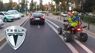 Szalony dzień -Tesla i Wrocław-Piaski-Asfalt-Podjazdy i lekcja wychowania