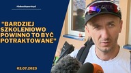 Grzegorz Walasek po meczu w Zielonej Górze - 02. 07. 2023r.