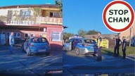 Pijany kierowca Opla ścina ronda i jeździe po poboczach w Rzeszowie - 2,5 promila #1578 Wasze Filmy