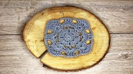 Zrób to sam kwadrat na szydełku.  Wzór szydełkowy.  Crochet square #369