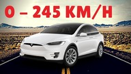 Przyspieszenie LUDICROUS w TESLI MODEL X P100D | 0 - 245 km/h