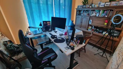 Montaz Biurka Elektrycznego, narożnego E7L.