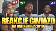 REAKCJE GWIAZD na ratingi NBA 2K18 | NEWS