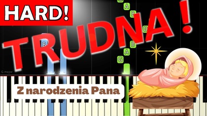  Z narodzenia Pana - Piano Tutorial (TRUDNA! wersja)  NUTY W OPISIE 