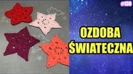 Jak zrobić łatwą ozdobę świąteczną na szydełku, Crotchet Christmas ball, #crochet #christmas #130