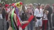 Półnagie feministki pod Stadionem Narodowym