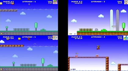 Mario Forever One Day From Mario's Life V1.1 Moring Afternoon 4 Teams