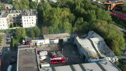 Spłonęły dwie hale pełne hulajnóg elektrycznych i akumulatorów