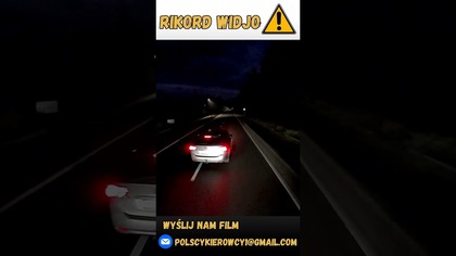 Celowe przyhamowanie samochodu ciężarowego #polska #polscykierowcy #polskiedrogi #policja #shorts