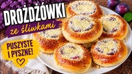 TAK PUSZYSTE, ŻE TRUDNO SIĘ IM OPRZEĆ!  Drożdżówki ze śliwkami i kruszonką