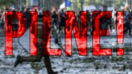 PILNE! Protesty w Paryżu! Brutalne starcia z policją.  Pałki, gaz łzawiący... \\ 4MensTV