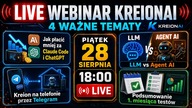 Jak płacić MNIEJ za Claude Code i ChatGPT | KreionAI LIVE