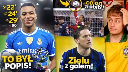 HATTRICK Mbappe w 7 MINUT! Van Dijk zagrał w SIATKÓWKĘ! Gol Zielińskiego w Lidze Mistrzów!