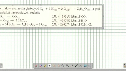 1. 57 Operon 3 Entalpia tworzenia Glukozy.