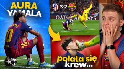FC Barcelona ODPADŁA z Ligi Mistrzów! Fermin dostał z BUTA prosto w twarz...  i to nie na FAUL!