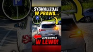 BMW w prawo, auto w lewo  Kierunkowskaz miał własny plan  #shorts #bmw