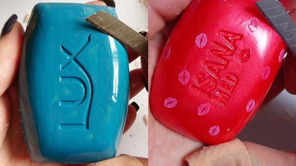 Soap Carving ASMR Relaxing Sounds no talking Satisfying ASMR Video