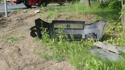 Kolizja przy Parku Lotników