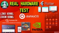 DahliaOS Linux ALPHA Połączenie Flutter Zircon FuschiaOS Pangolin i GRAFT czyli innowacyjne na max.