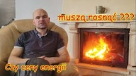 Kominek nawiewowy z grawitacyjnym rozprowadzeniem ciepła / ceny energii.