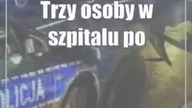 Trzy osoby w szpitalu po czołówce z busem.  Jego kierowca miał 2,5 promila